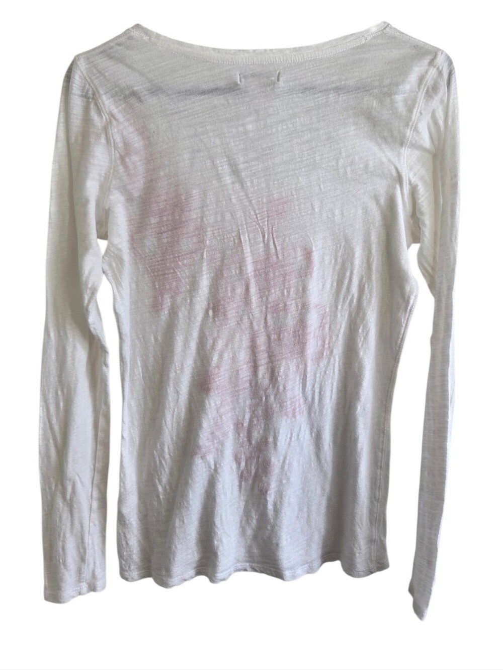 Lucky Brand Floral Embroidered Applique Scoop Neck 100% Cotton Top Size M - Picture 5 of 11